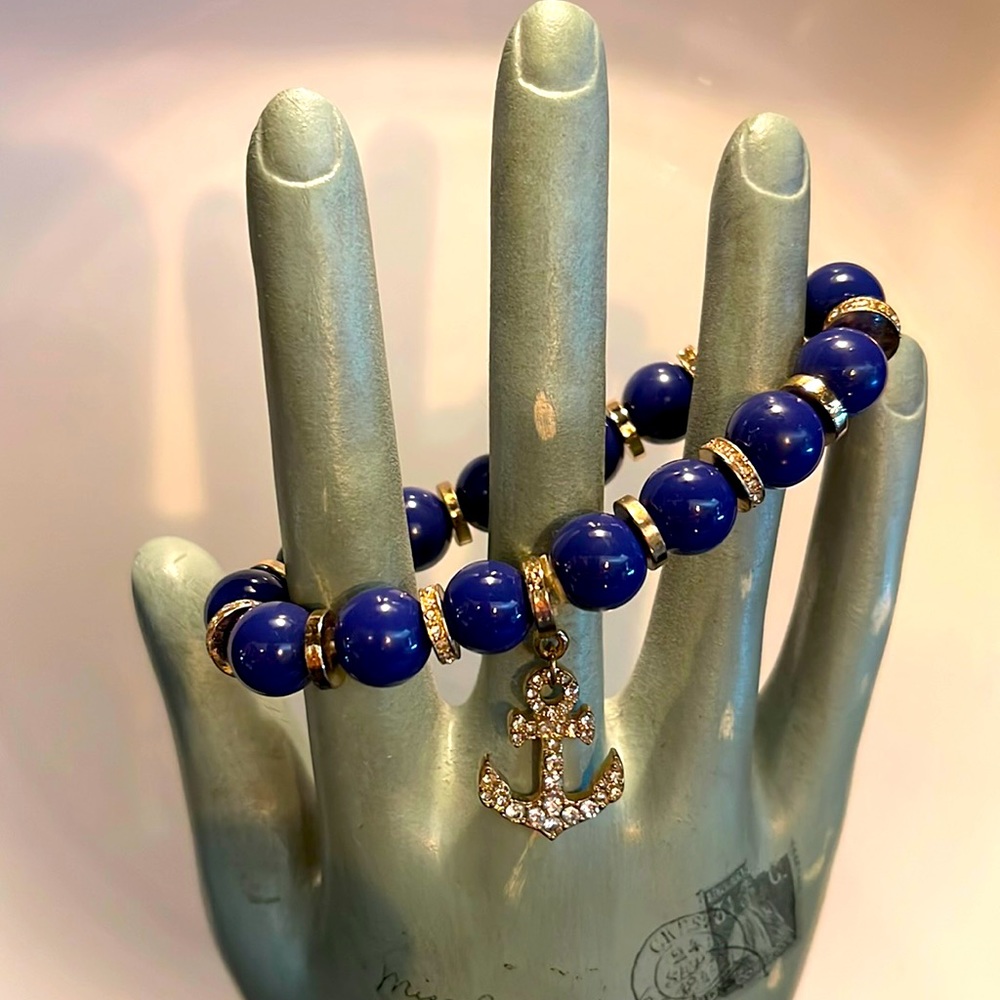 🟣4/$25 Nautical Beaded Stretch Bracelet